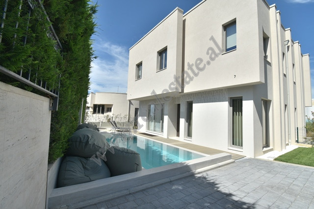 Modern villa with pool for rent at Green Valley Residence in Tirana, Albania